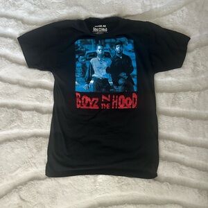 Ripple Junction Black and Blue Graphic Tee